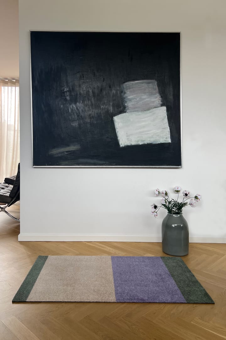 Stripes käytävämatto vaakasuuntainen, Lilac-ivory-green, 67x120 cm tica copenhagen