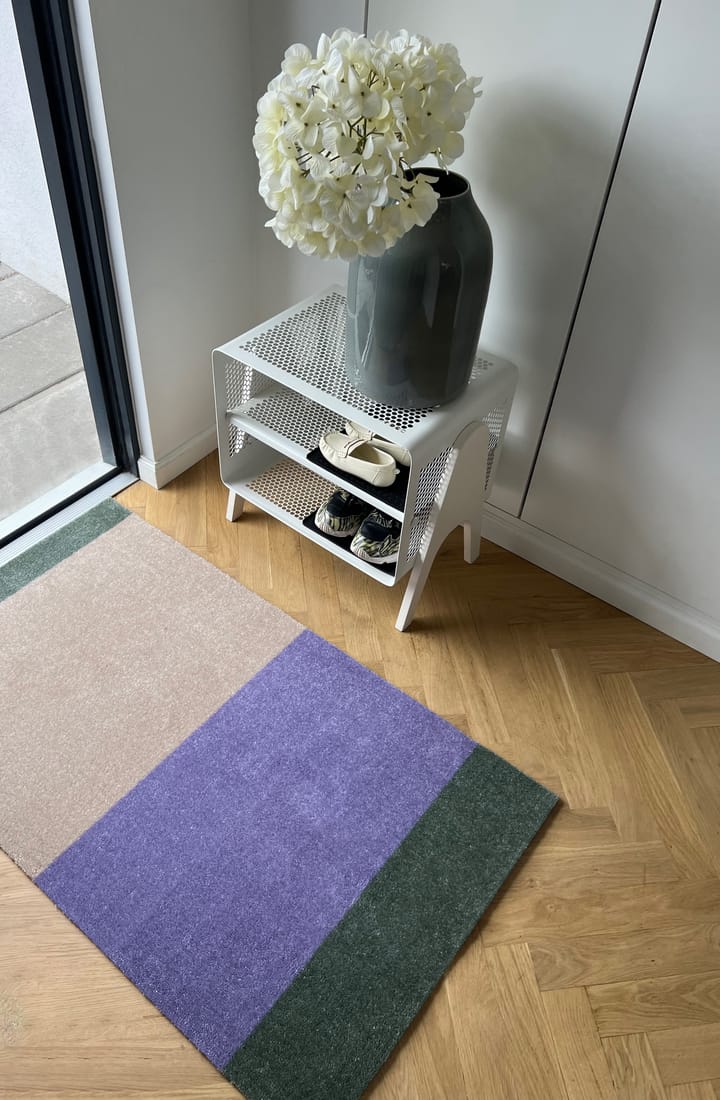 Stripes käytävämatto vaakasuuntainen, Lilac-ivory-green, 67x120 cm tica copenhagen