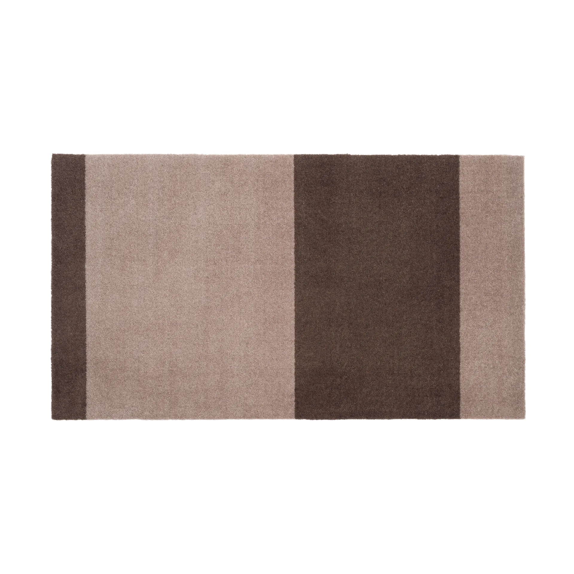 Stripes käytävämatto vaakasuuntainen, Sand-brown, 67 x 120 cm tica copenhagen