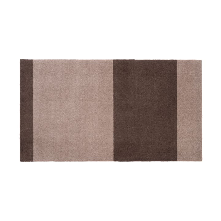 Stripes käytävämatto vaakasuuntainen - Sand-brown, 67 x 120 cm - Tica copenhagen