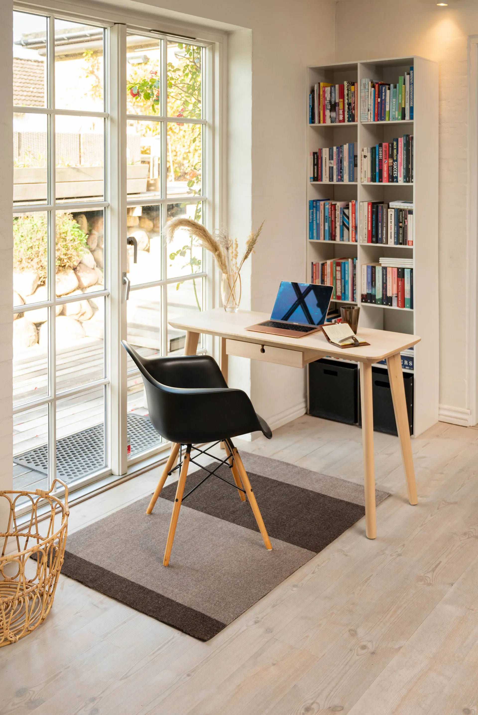 Stripes käytävämatto vaakasuuntainen, Sand-brown, 90 x 130 cm tica copenhagen