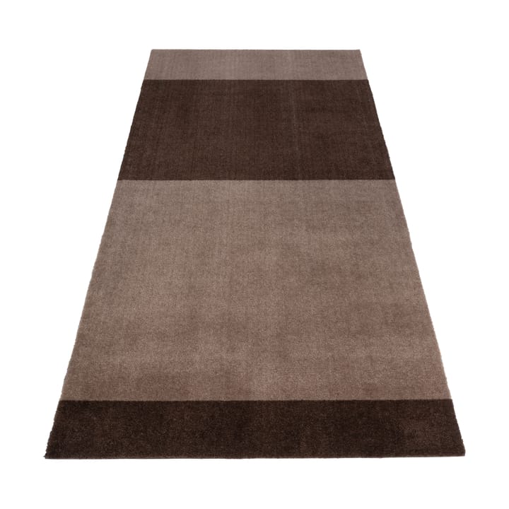 Stripes käytävämatto vaakasuuntainen - Sand-brown, 90 x 200 cm - Tica copenhagen