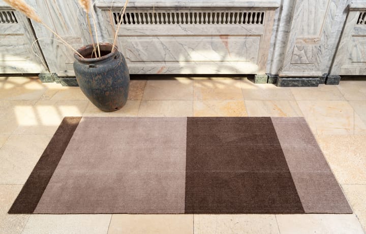 Stripes käytävämatto vaakasuuntainen, Sand-brown, 90 x 200 cm tica copenhagen
