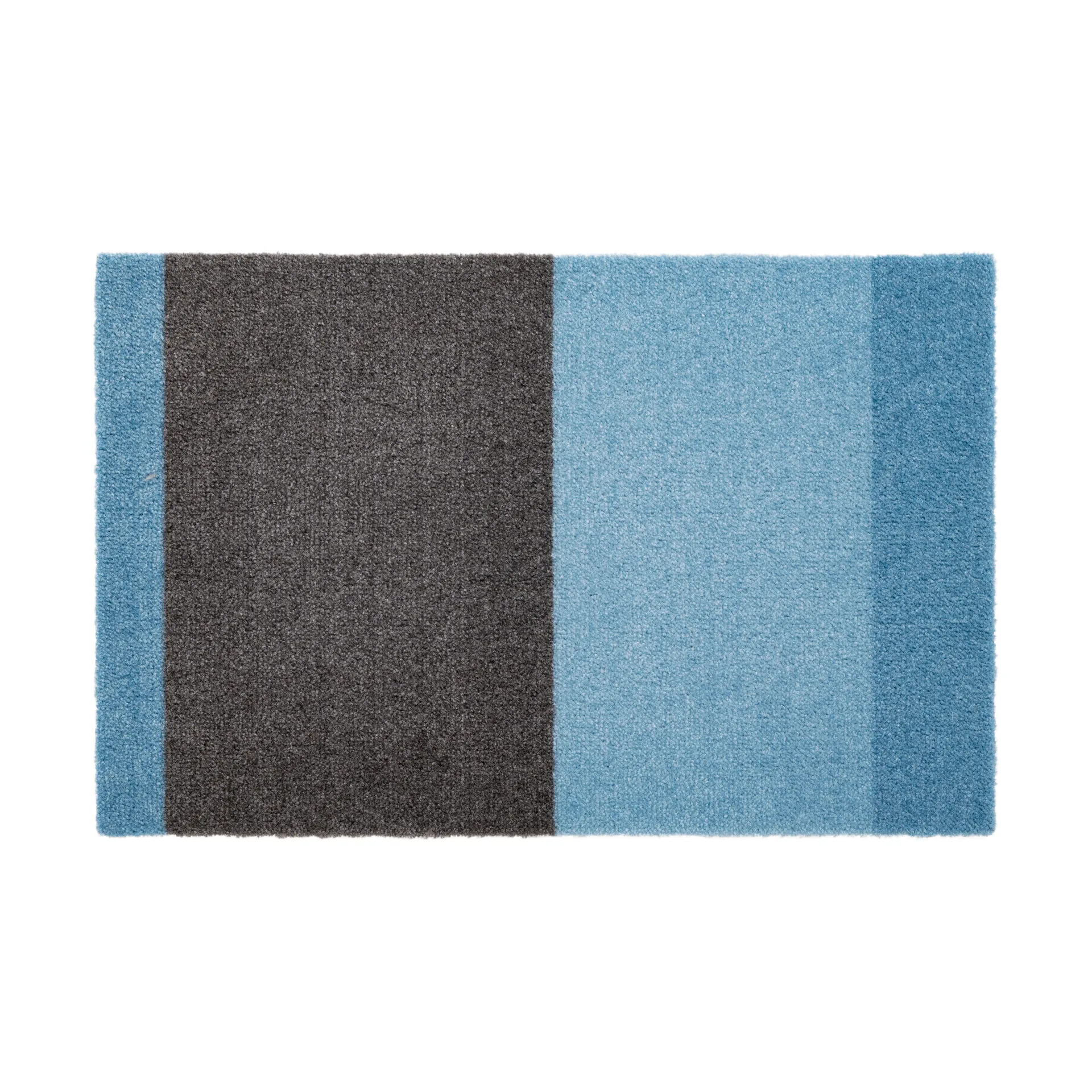 Stripes ovimatto vaakasuuntainen, Blue-steel grey, 40 x 60 cm tica copenhagen