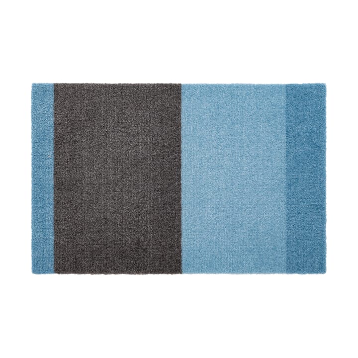 Stripes ovimatto vaakasuuntainen - Blue-steel grey, 40 x 60 cm - Tica copenhagen