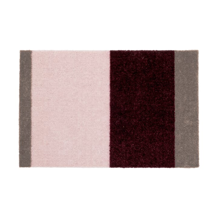 Stripes ovimatto vaakasuuntainen - Bordeaux-rose-sand, 40x60 cm - Tica copenhagen