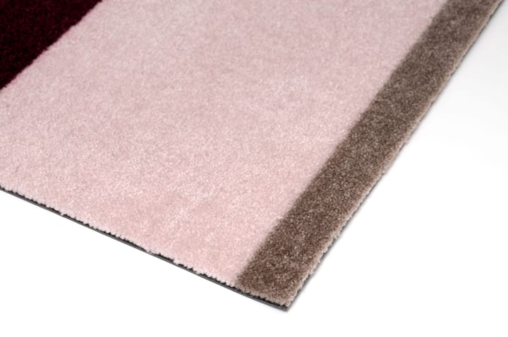 Stripes ovimatto vaakasuuntainen, Bordeaux-rose-sand, 40x60 cm tica copenhagen