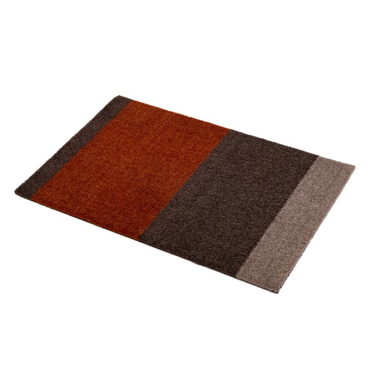 Stripes ovimatto vaakasuuntainen, Brown-terrakotta, 40 x 60 cm tica copenhagen