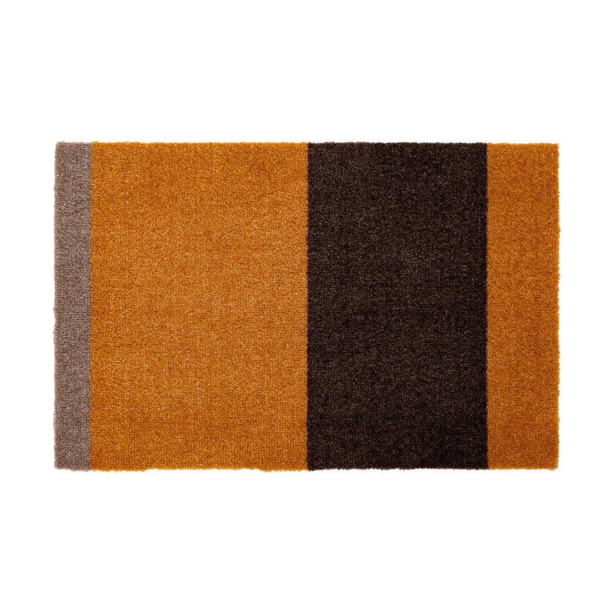 tica copenhagen Stripes ovimatto vaakasuuntainen Dijon-brown-sand, 40 x 60 cm