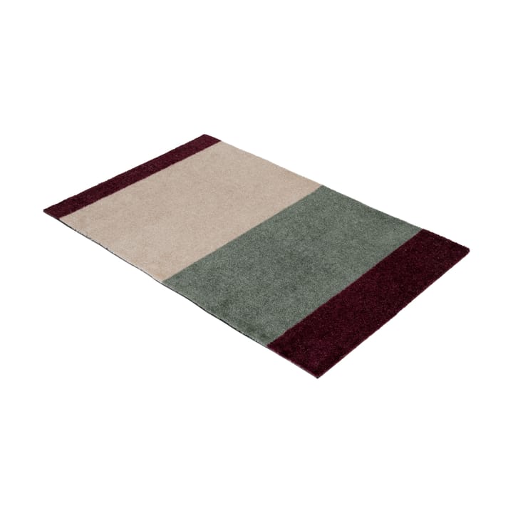 Stripes ovimatto vaakasuuntainen, Green-ivory-bordeaux, 60x90 cm tica copenhagen