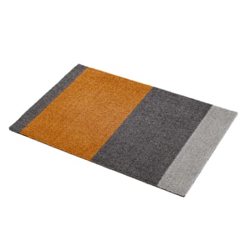Stripes ovimatto vaakasuuntainen - Grey-grey-dijon, 40 x 60 cm - tica copenhagen