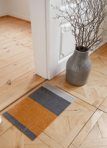 Stripes ovimatto vaakasuuntainen - Grey-grey-dijon, 40 x 60 cm - tica copenhagen