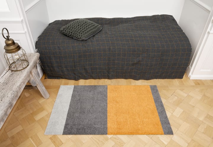 Stripes ovimatto vaakasuuntainen, Grey-grey-dijon, 60 x 90 cm tica copenhagen