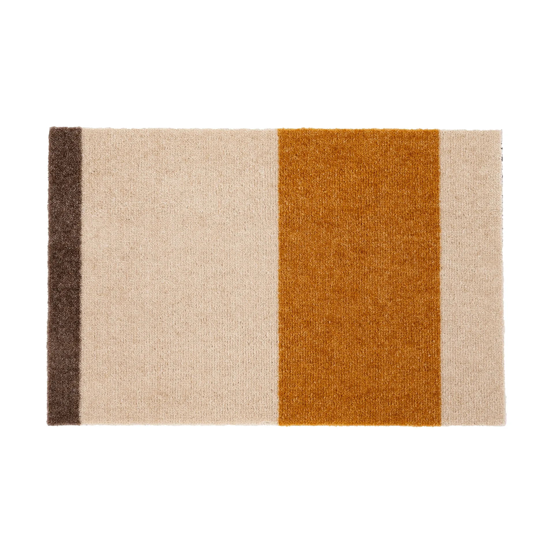 Stripes ovimatto vaakasuuntainen, Ivory-dijon-brown, 40 x 60 cm tica copenhagen