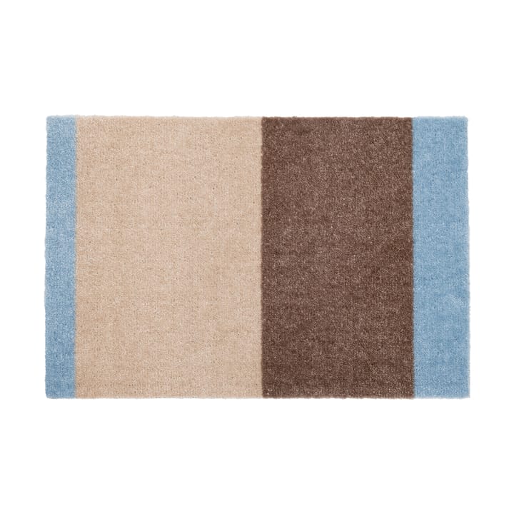 Stripes ovimatto vaakasuuntainen - Ivory-sand-blue, 40x60 cm - Tica copenhagen