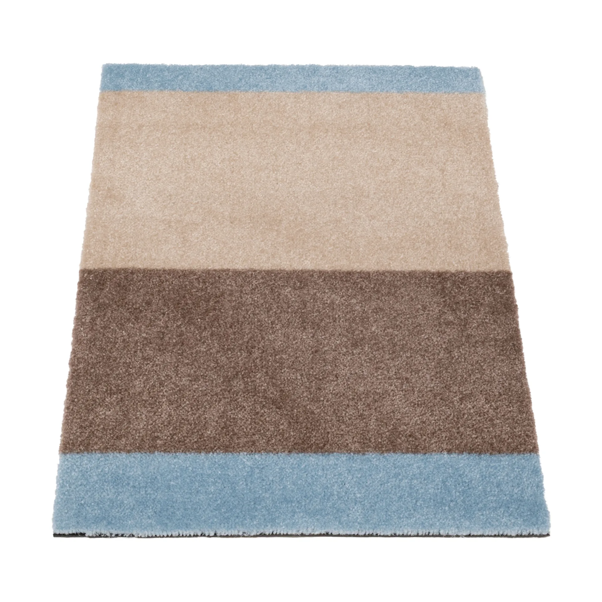 Stripes ovimatto vaakasuuntainen, Ivory-sand-blue, 40x60 cm tica copenhagen