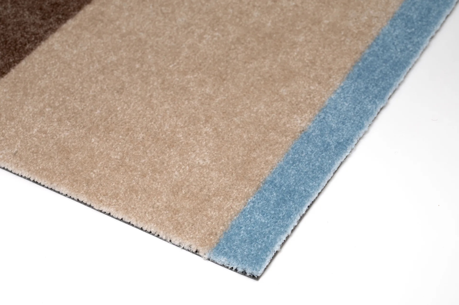 Stripes ovimatto vaakasuuntainen, Ivory-sand-blue, 40x60 cm tica copenhagen