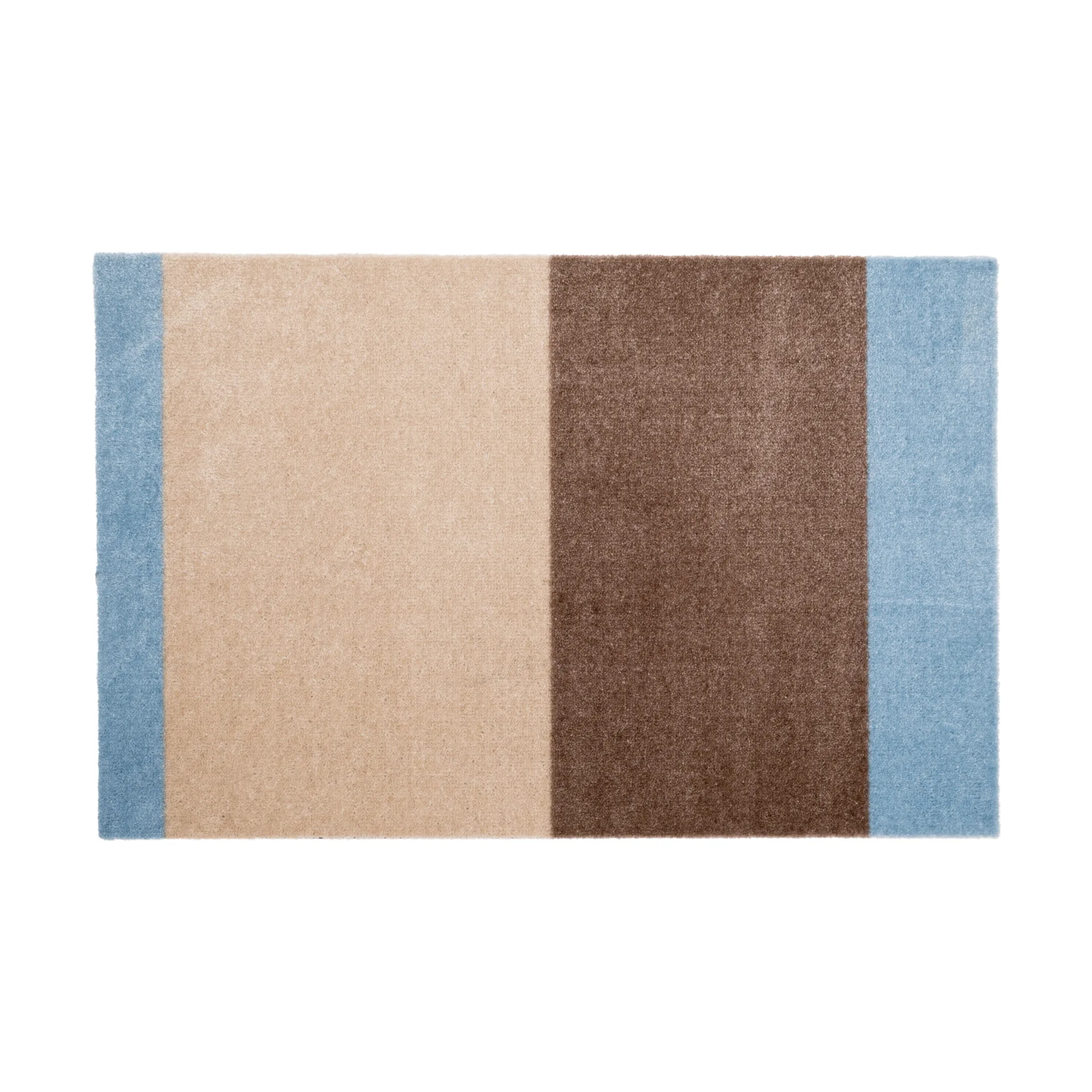 Stripes ovimatto vaakasuuntainen, Ivory-sand-blue, 60x90 cm tica copenhagen