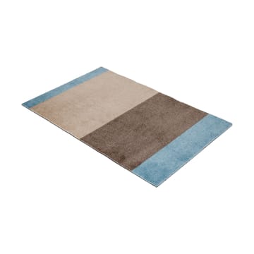 Stripes ovimatto vaakasuuntainen - Ivory-sand-blue, 60x90 cm - tica copenhagen