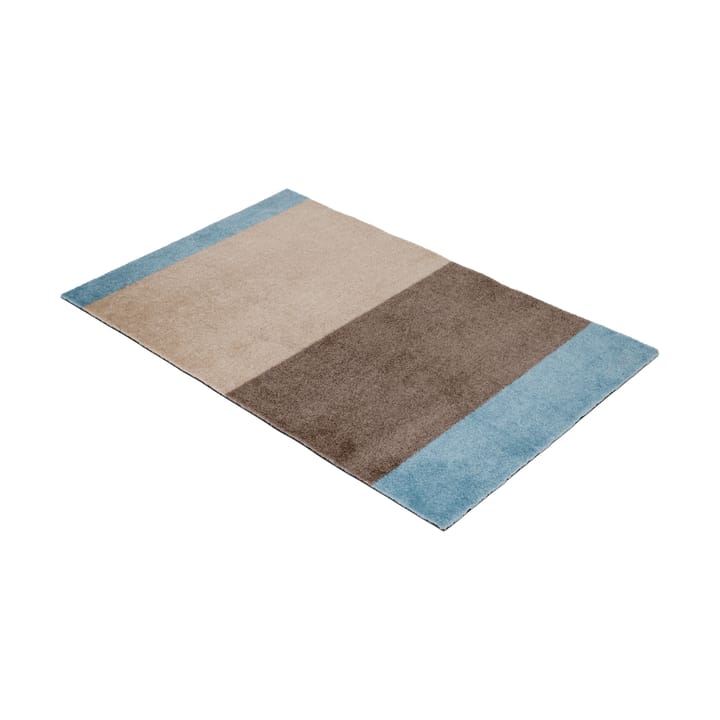 Stripes ovimatto vaakasuuntainen, Ivory-sand-blue, 60x90 cm tica copenhagen