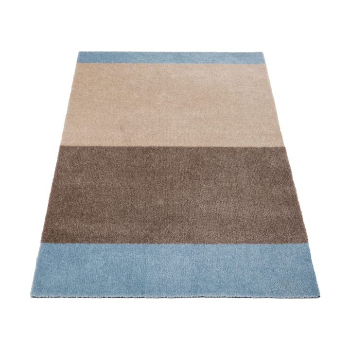 Stripes ovimatto vaakasuuntainen, Ivory-sand-blue, 60x90 cm tica copenhagen
