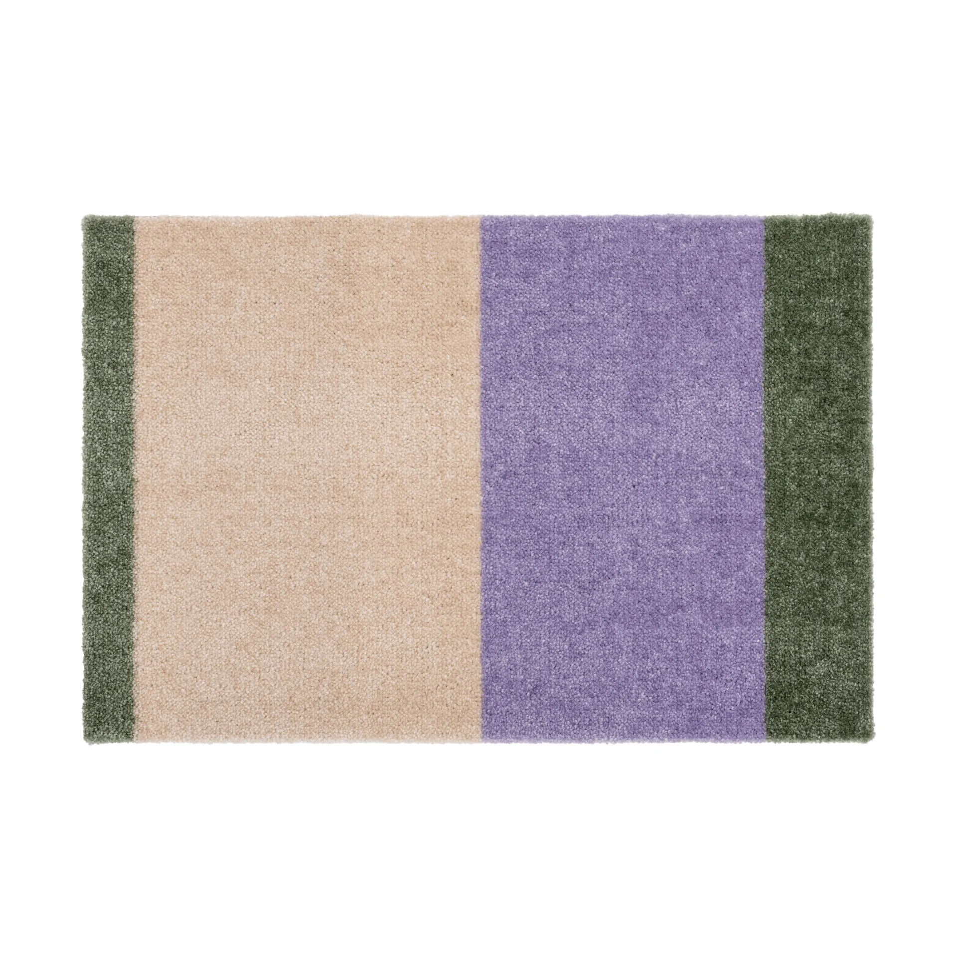 Stripes ovimatto vaakasuuntainen, Lilac-ivory-green, 40x60 cm tica copenhagen