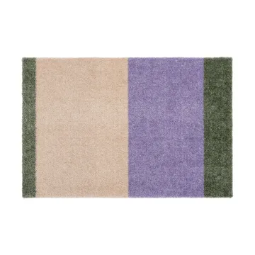 Stripes ovimatto vaakasuuntainen - Lilac-ivory-green, 40x60 cm - tica copenhagen