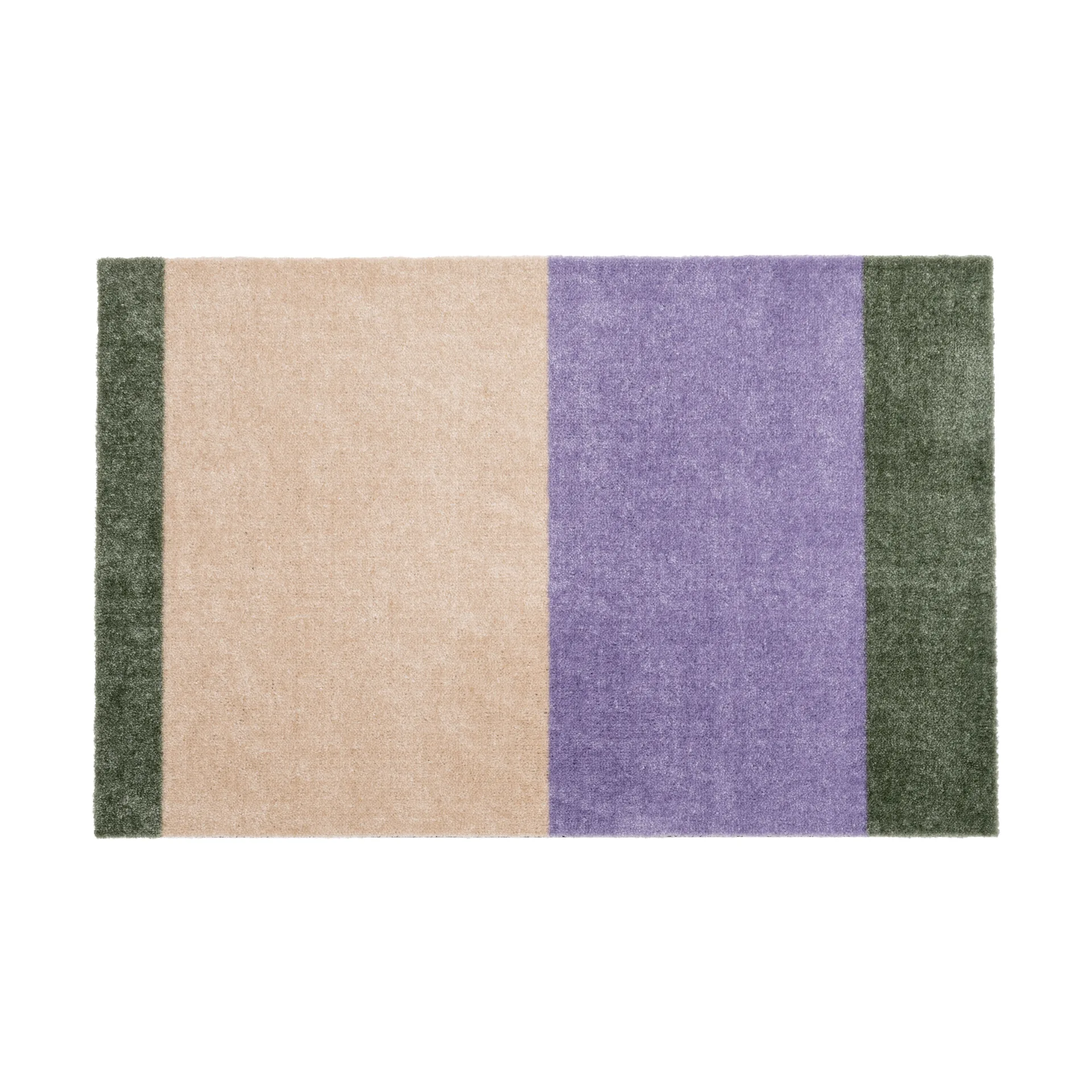 Stripes ovimatto vaakasuuntainen, Lilac-ivory-green, 60x90 cm tica copenhagen