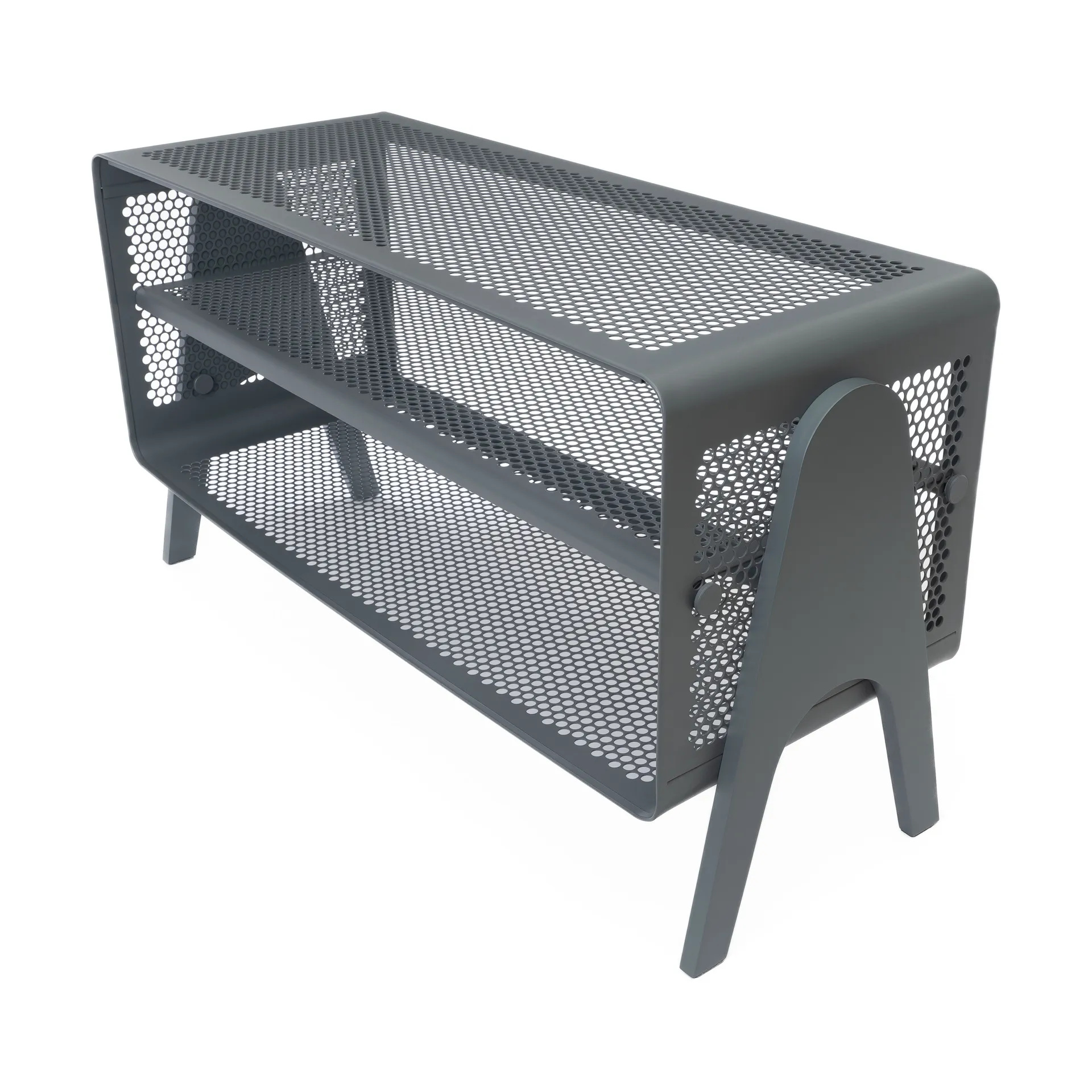 Tica Rack Floor big hylly, Steelgrey tica copenhagen