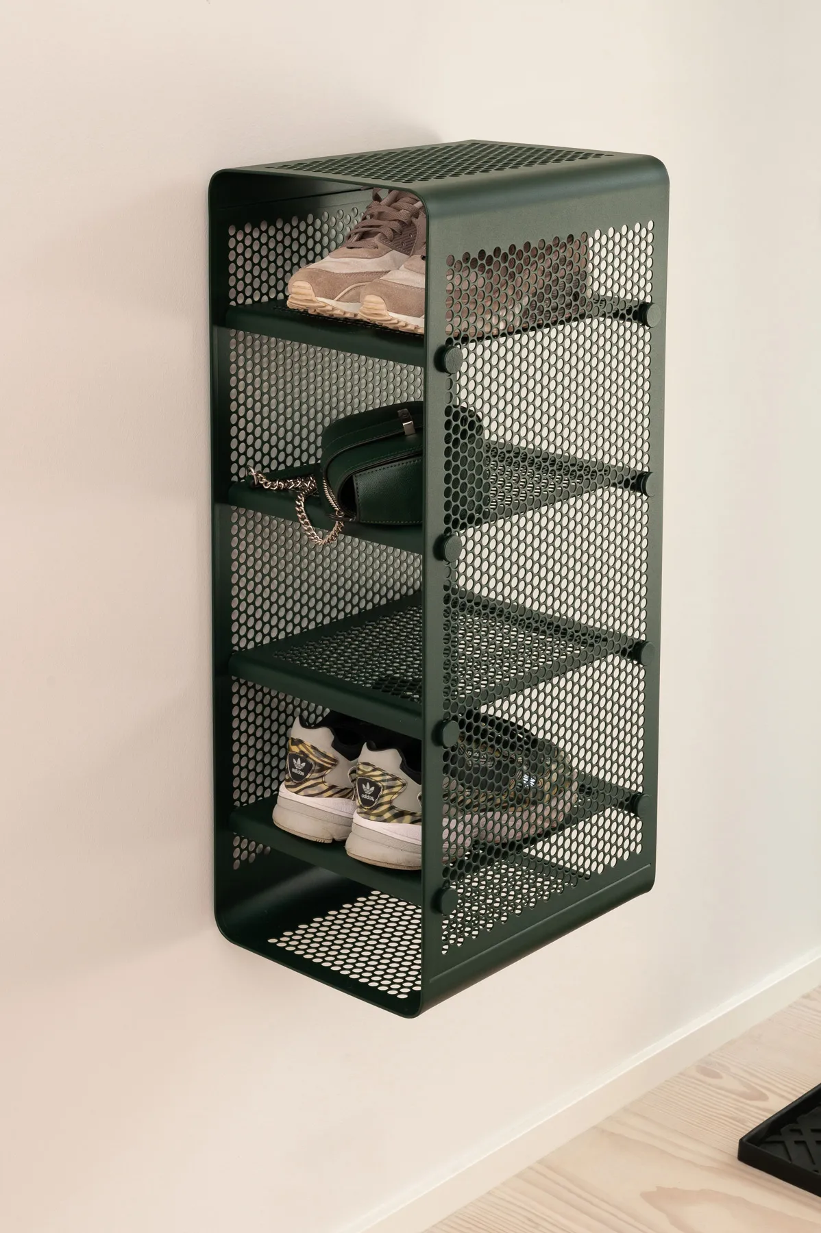 Tica Rack Wall large seinähylly, Dark green tica copenhagen