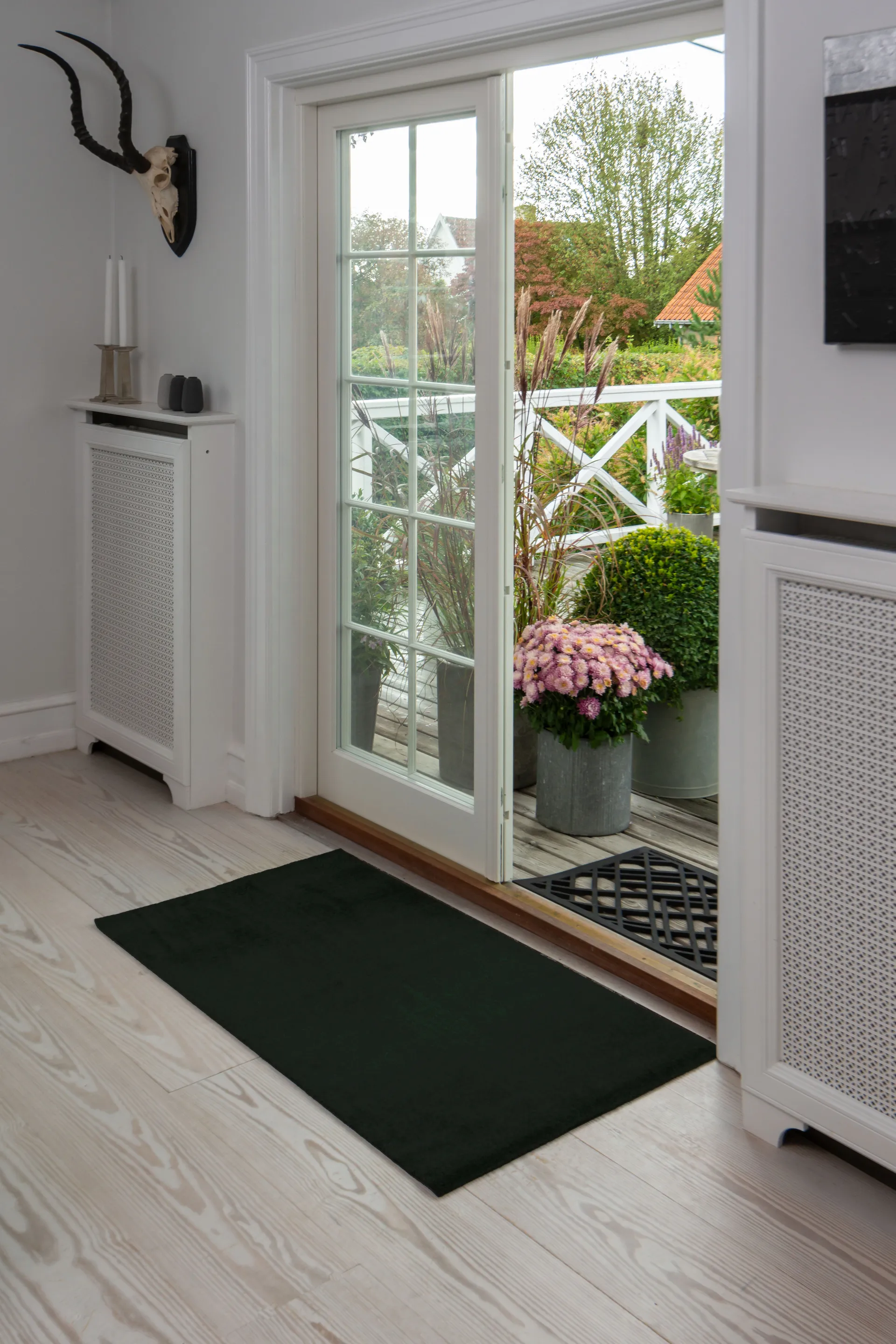 Unicolor käytävämatto, Black, 67 x 120 cm tica copenhagen