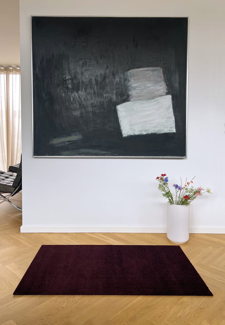 Unicolor käytävämatto, Bordeaux, 90x130 cm tica copenhagen