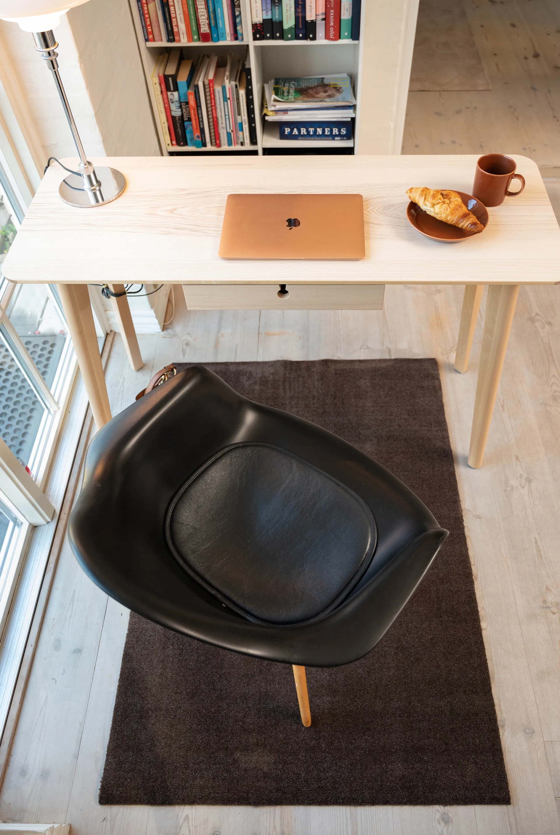 Unicolor käytävämatto, Brown, 90 x 130 cm tica copenhagen