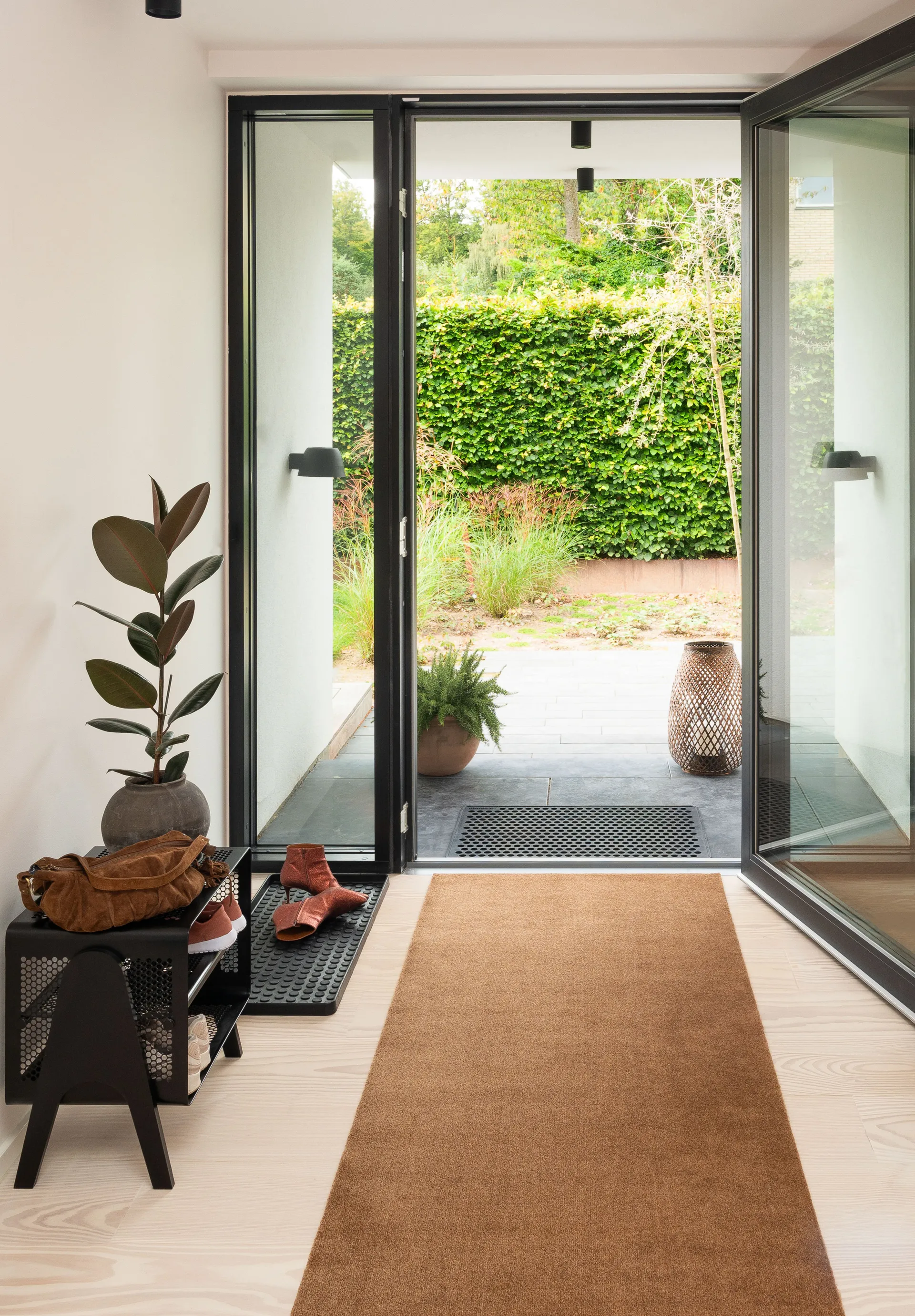 Unicolor käytävämatto, Cognac, 100x300 cm tica copenhagen