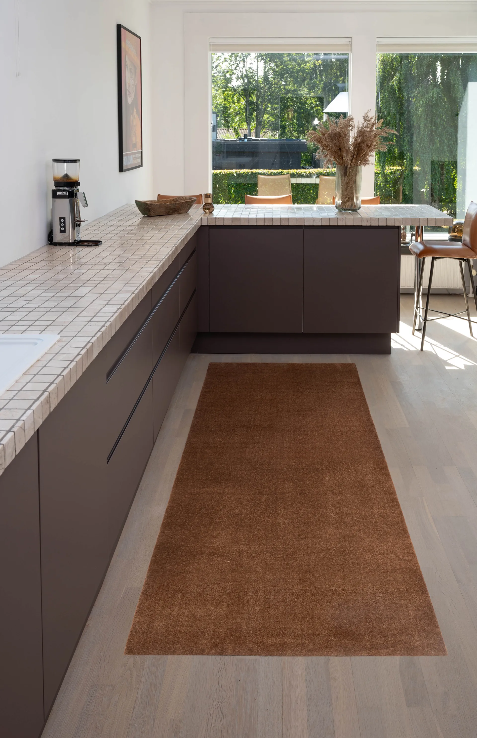 Unicolor käytävämatto, Cognac, 90x200 cm tica copenhagen