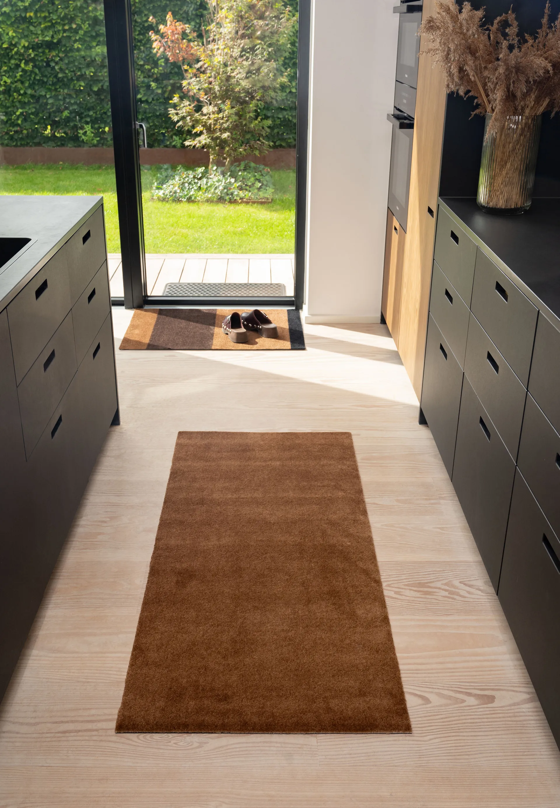 Unicolor käytävämatto, Cognac, 90x200 cm tica copenhagen