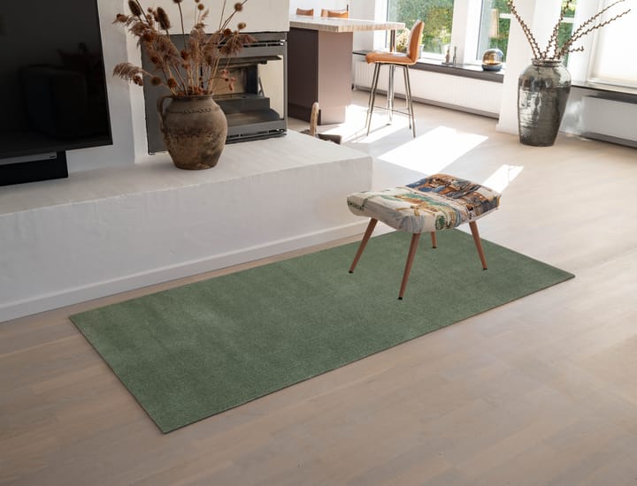 Unicolor käytävämatto, Dusty green, 90 x 200 cm tica copenhagen