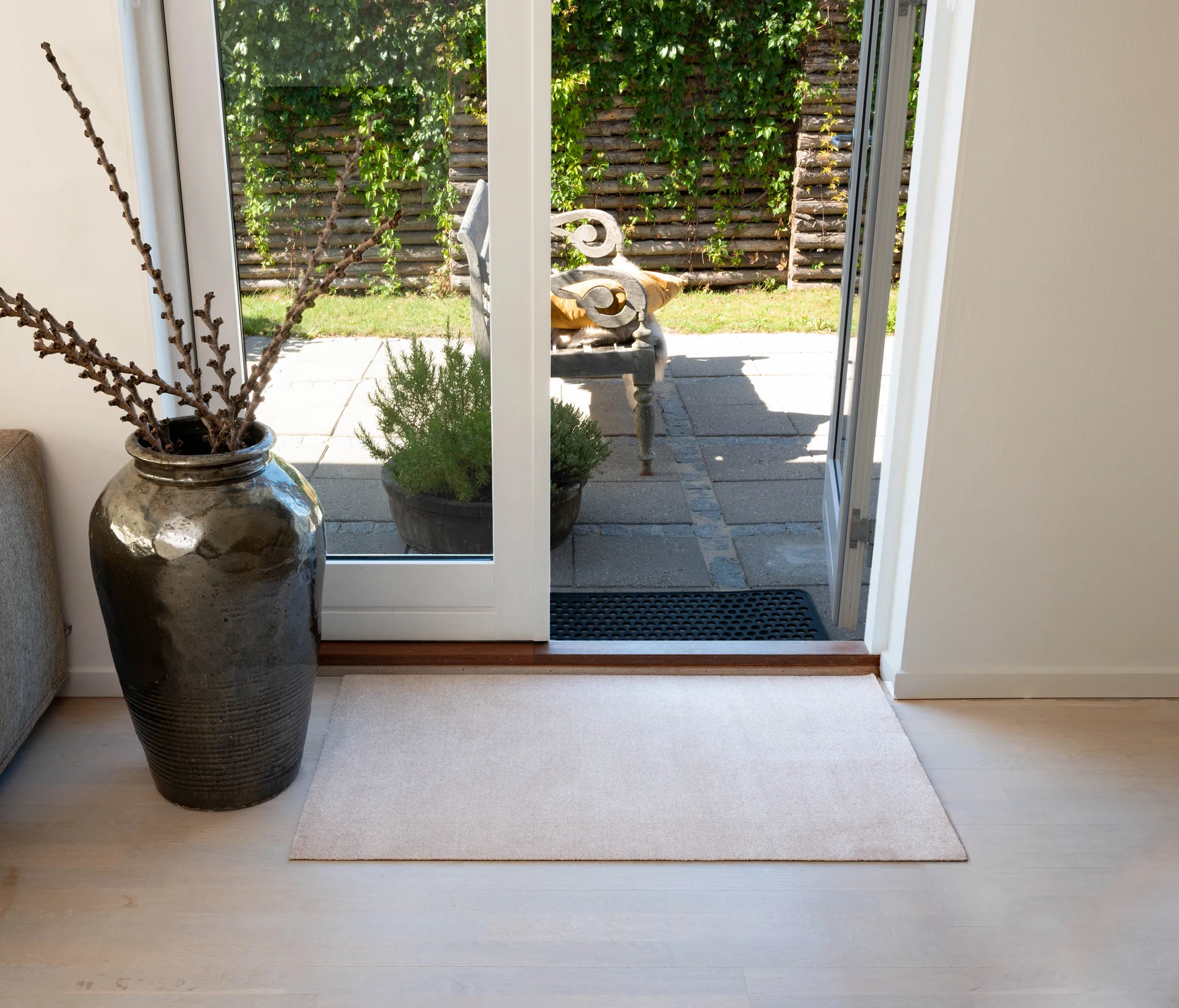 Unicolor käytävämatto, Ivory, 67 x 120 cm tica copenhagen