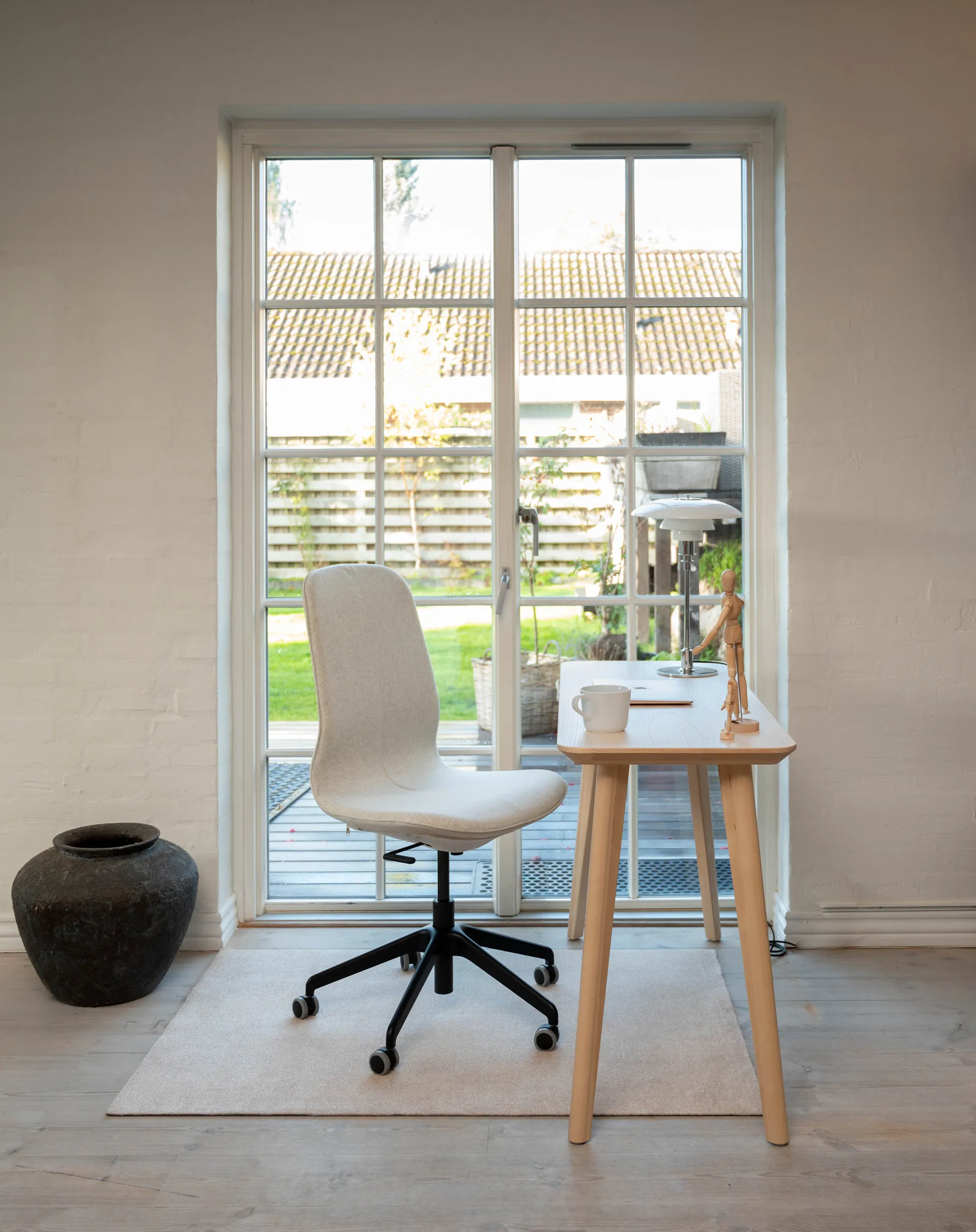 Unicolor käytävämatto, Ivory, 90 x 130 cm tica copenhagen