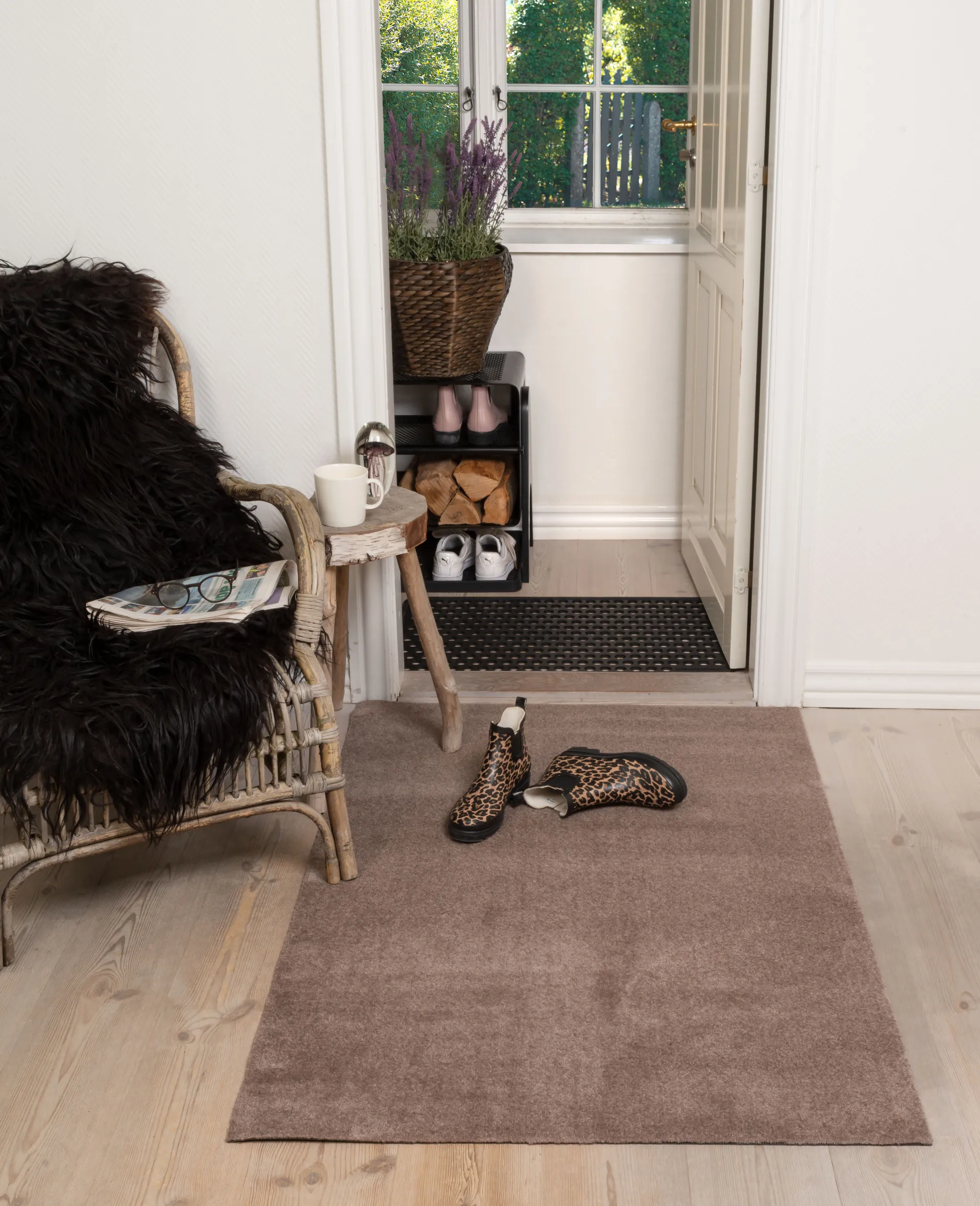 Unicolor käytävämatto, Sand, 90 x 130 cm tica copenhagen