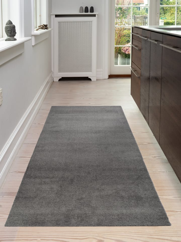 Unicolor käytävämatto, Steelgrey, 90 x 200 cm tica copenhagen