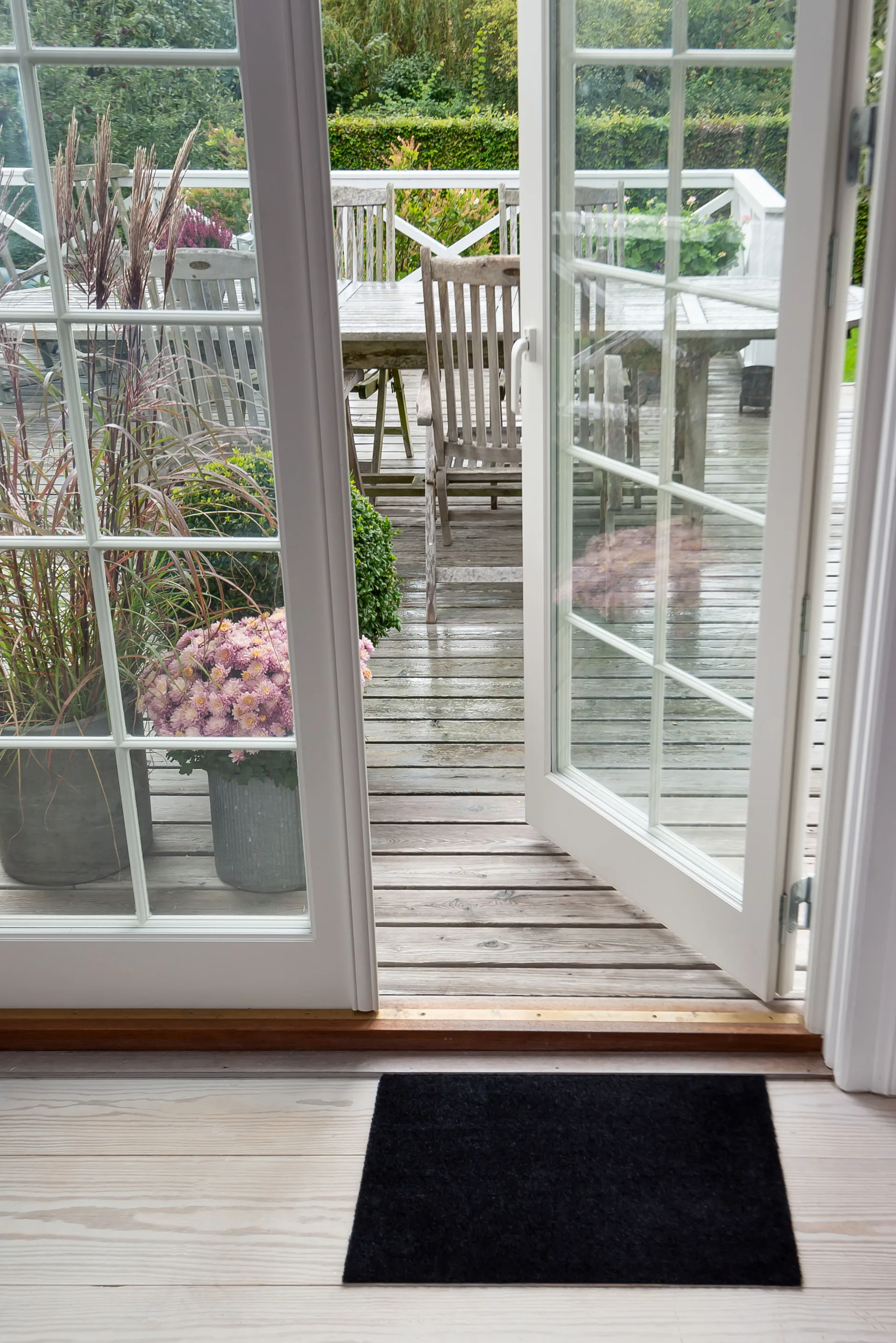 Unicolor ovimatto, Black, 40 x 60 cm tica copenhagen