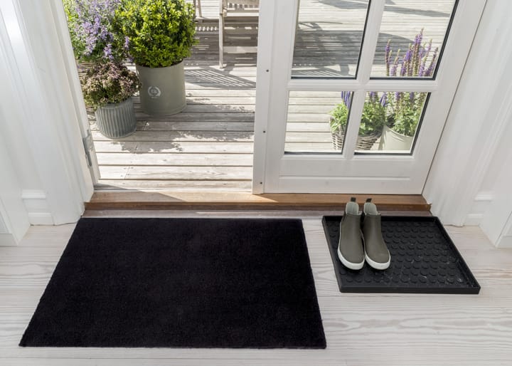 Unicolor ovimatto, Black, 60 x 90 cm tica copenhagen