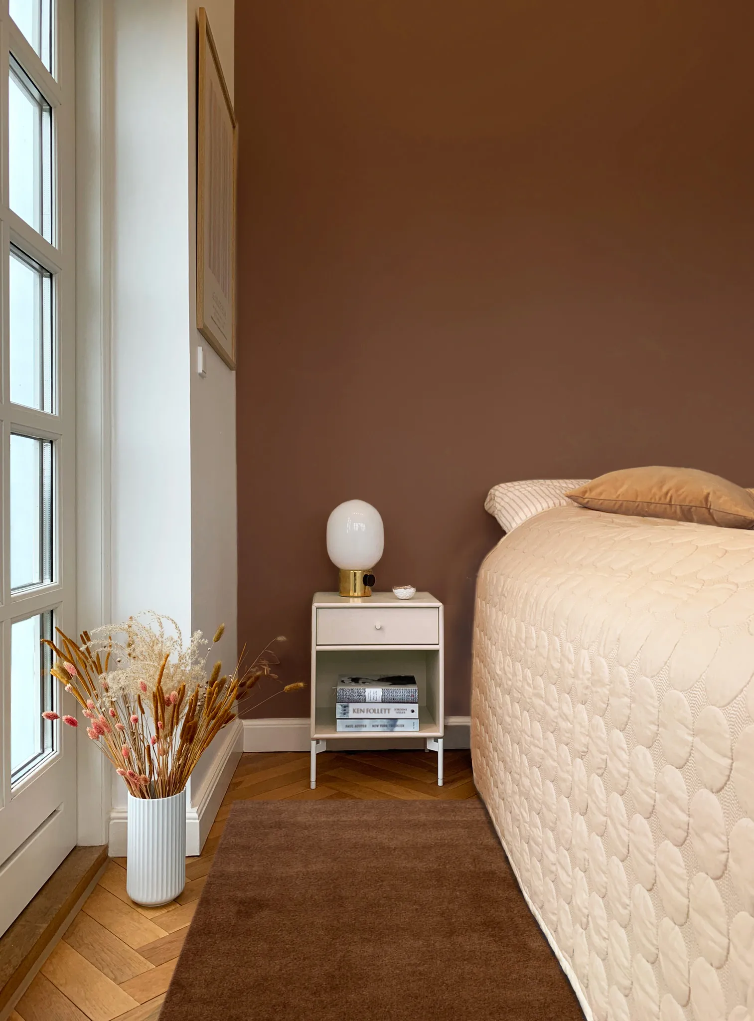 Unicolor ovimatto, Cognac, 60x90 cm tica copenhagen