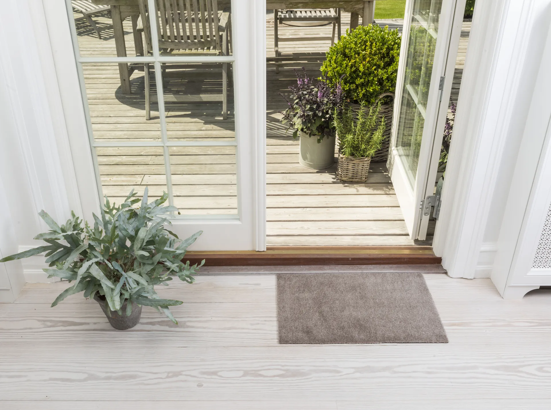 Unicolor ovimatto, Sand, 40 x 60 cm tica copenhagen