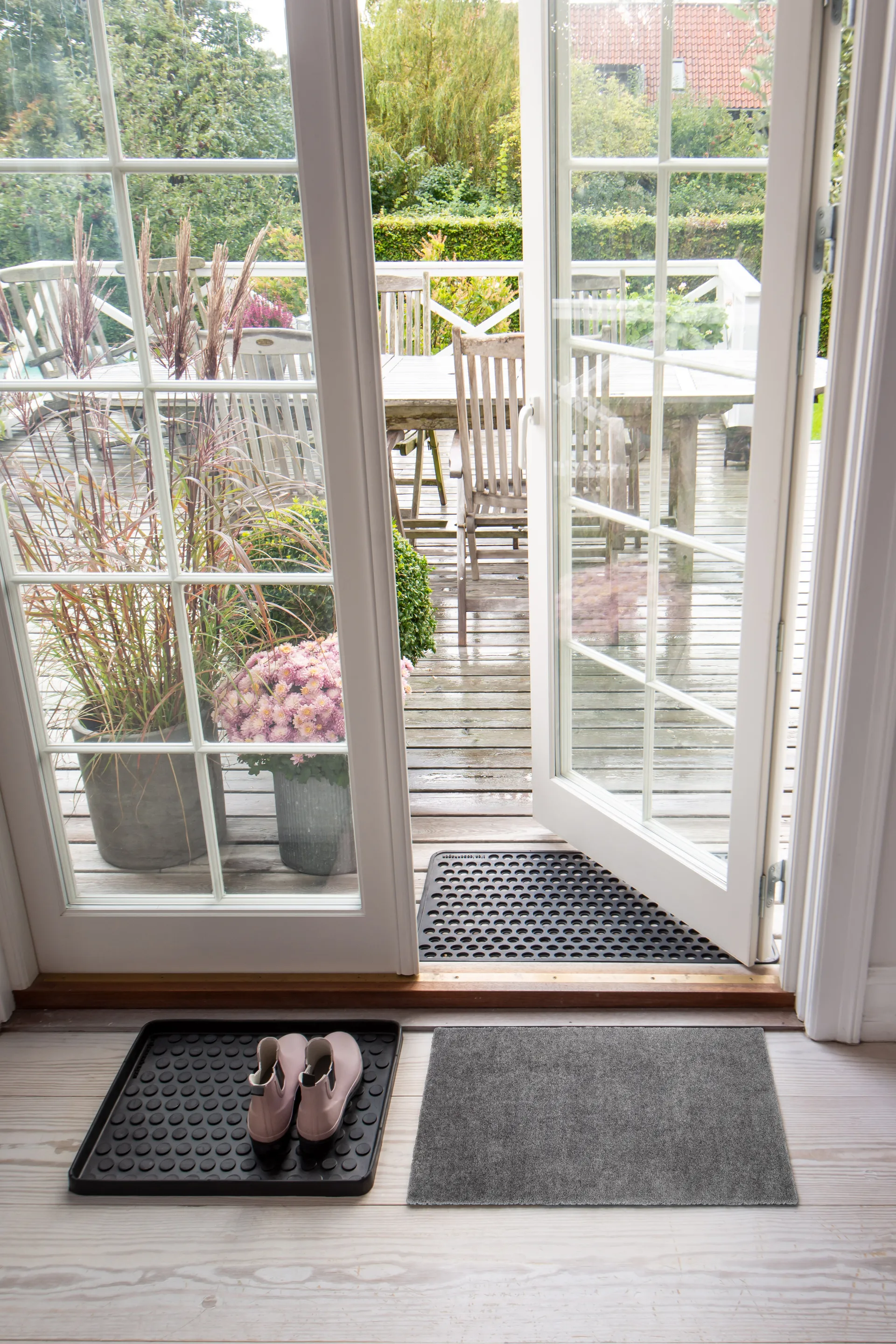 Unicolor ovimatto, Steelgrey, 40 x 60 cm tica copenhagen