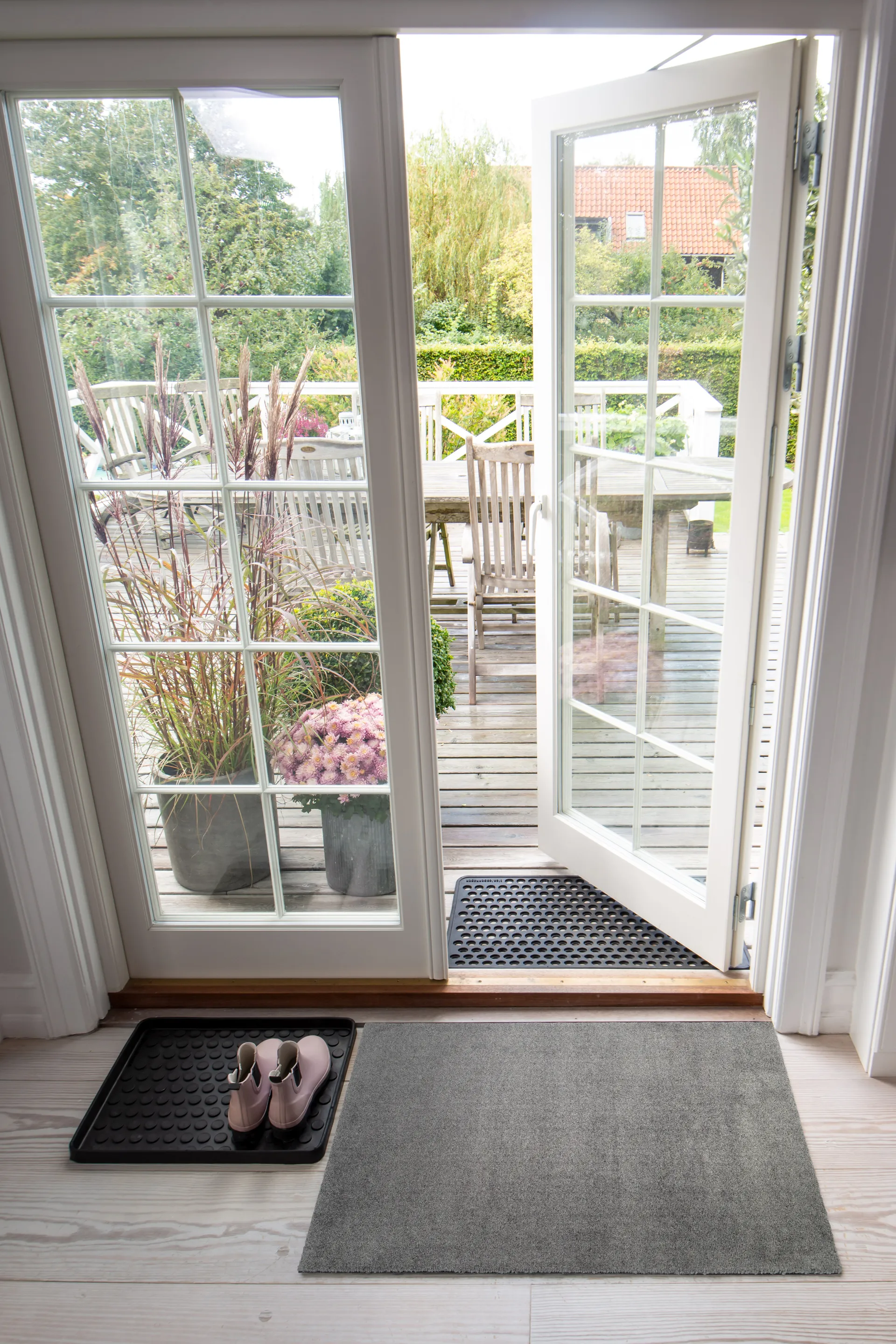 Unicolor ovimatto, Steelgrey, 60 x 90 cm tica copenhagen