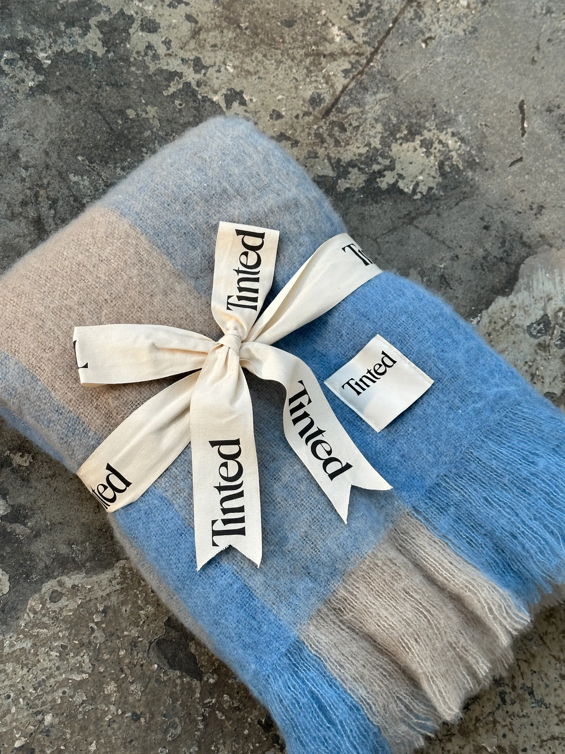 Ahlblom villahuopa 130x170 cm, Beige-blue Tinted