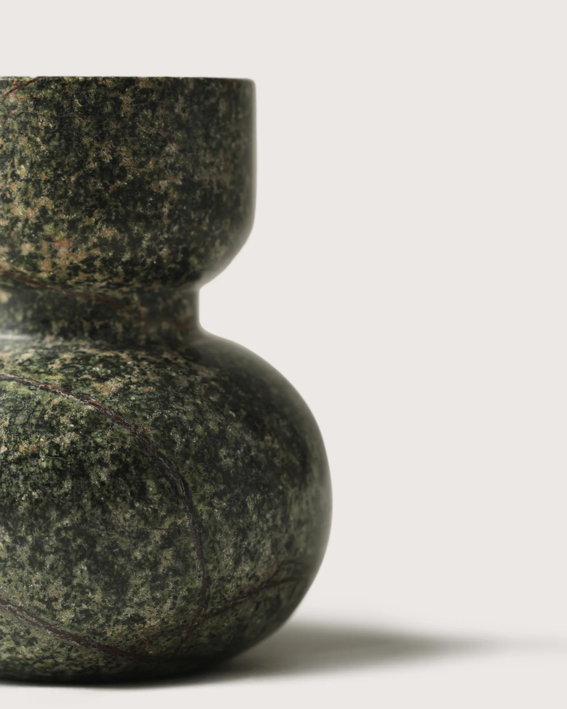 Asker kynttilänjalka 10 cm, Grey Tinted