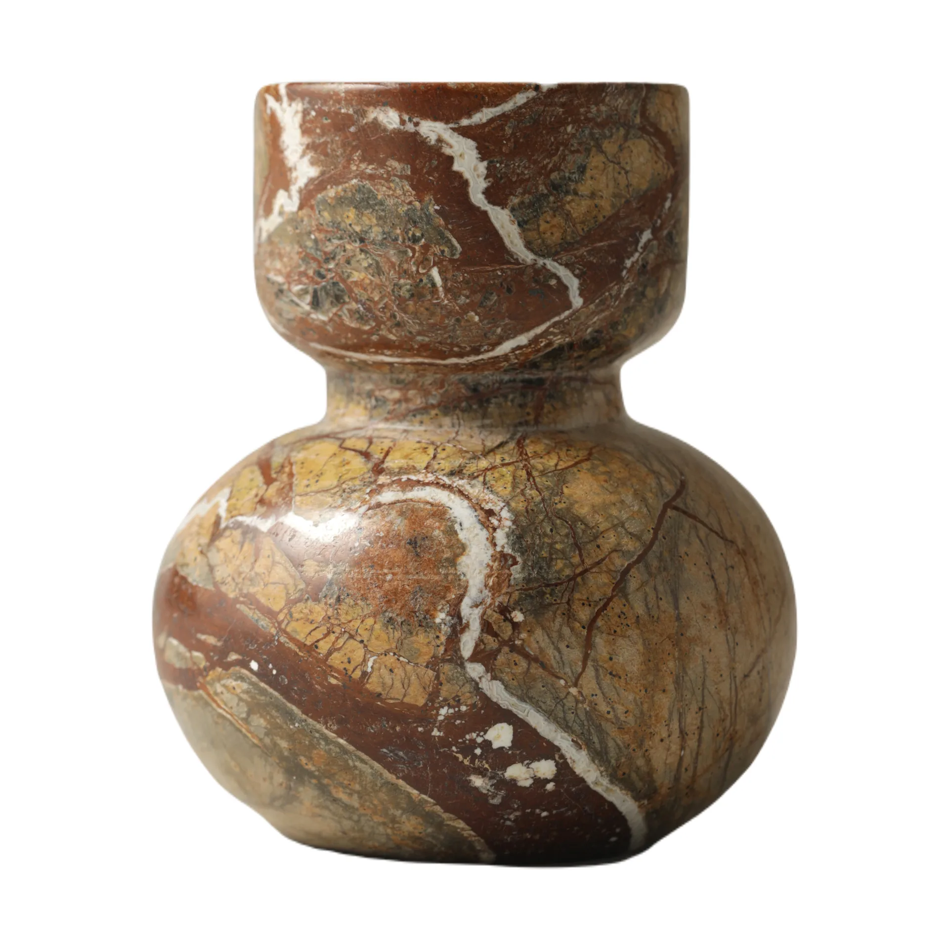 Asker kynttilänjalka 10 cm, Red Tinted